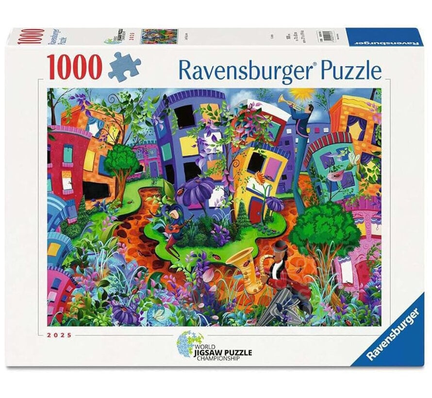 Ravensburger Lady Bug Lane Puzzle 1000pcs World Jigsaw Puzzle Championship 2025