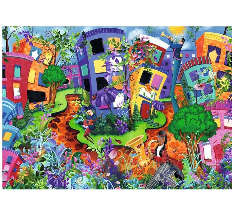 Ravensburger Lady Bug Lane Puzzle 1000pcs World Jigsaw Puzzle Championship 2025