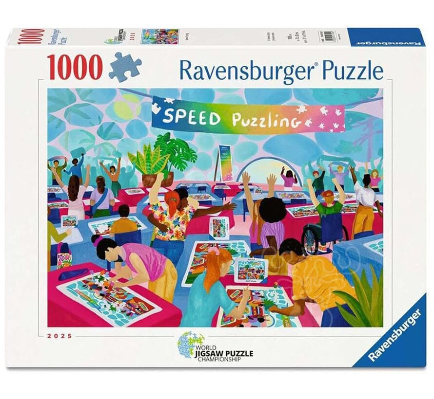 Ravensburger Speed Puzzling Puzzle 1000pcs World Jigsaw Puzzle Championship 2025