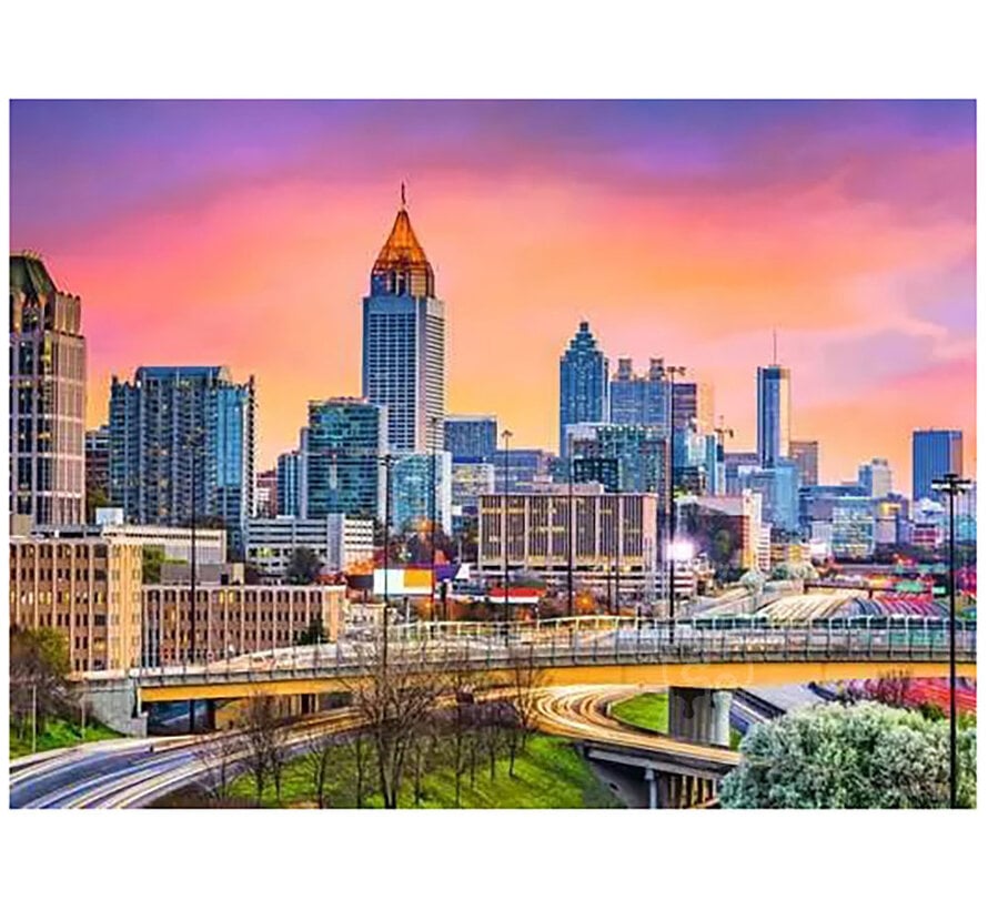 Ravensburger Atlanta Skyline at Dusk Puzzle 500pcs USA JPA Nationals 2026