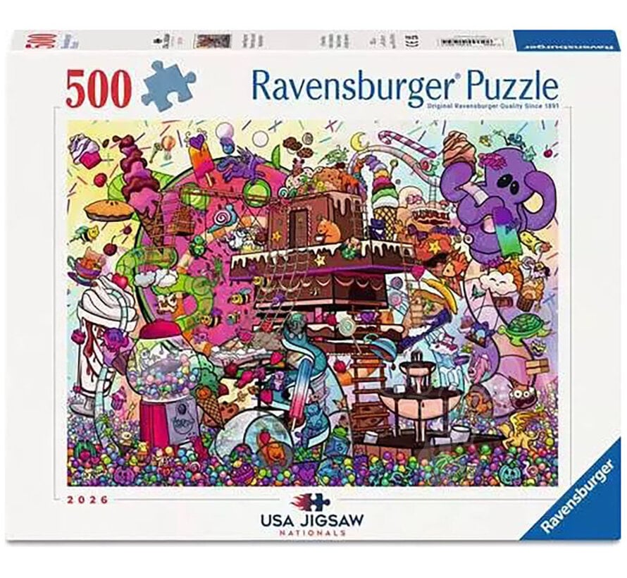 Ravensburger Sweet Playground Puzzle 500pcs USA JPA Nationals 2026