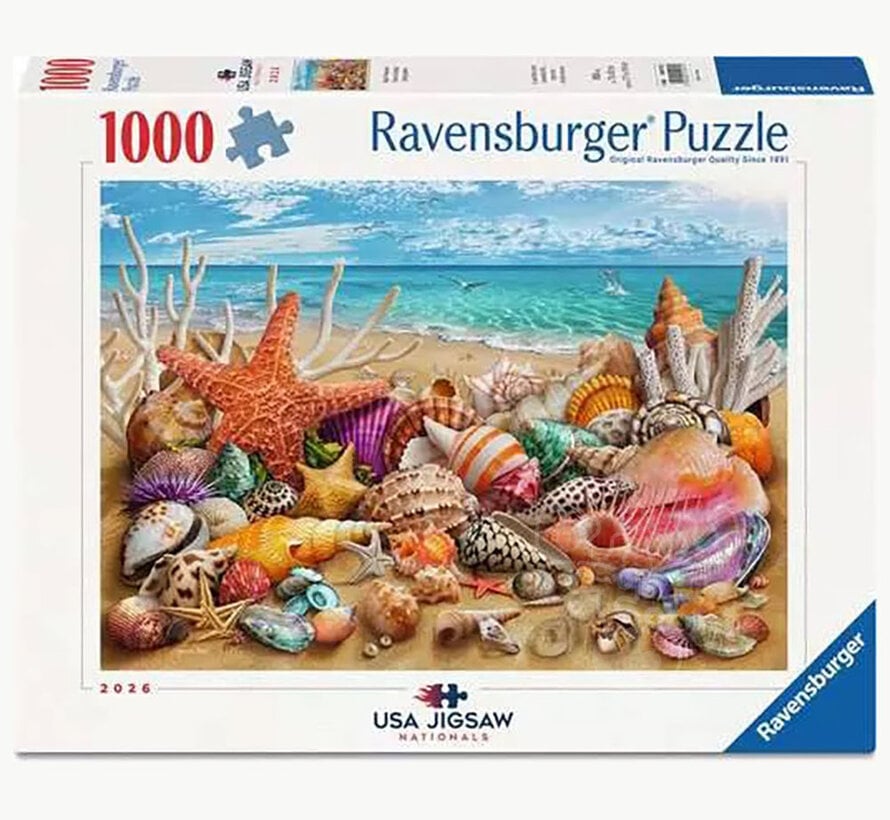 Ravensburger Beach Treasures Puzzle 1000pcs USA JPA Nationals 2026