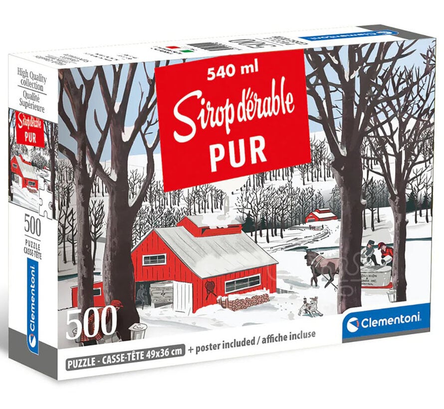 Clementoni Maple Syrup Can  Puzzle 500pcs