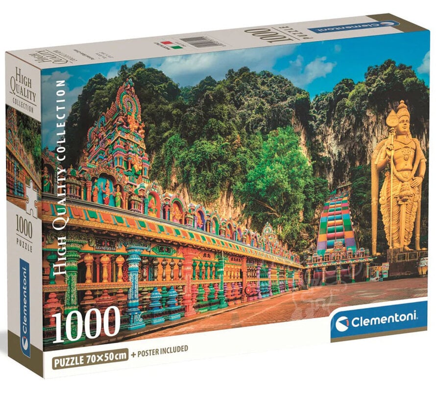 Clementoni Painted Batu Caves Puzzle 1000pcs
