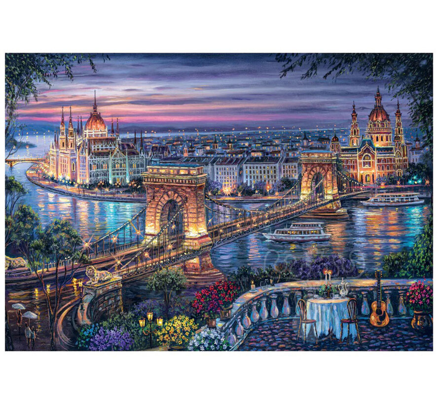 Clementoni Lights of the Danube Puzzle 1000pcs