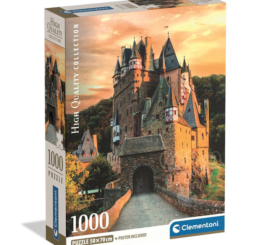 Clementoni Golden Hour At Eltz Castle Puzzle 1000pcs