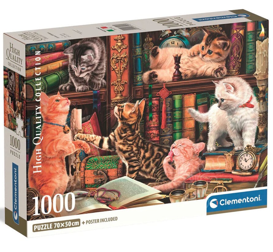 Clementoni Curious Whiskers Puzzle 1000pcs