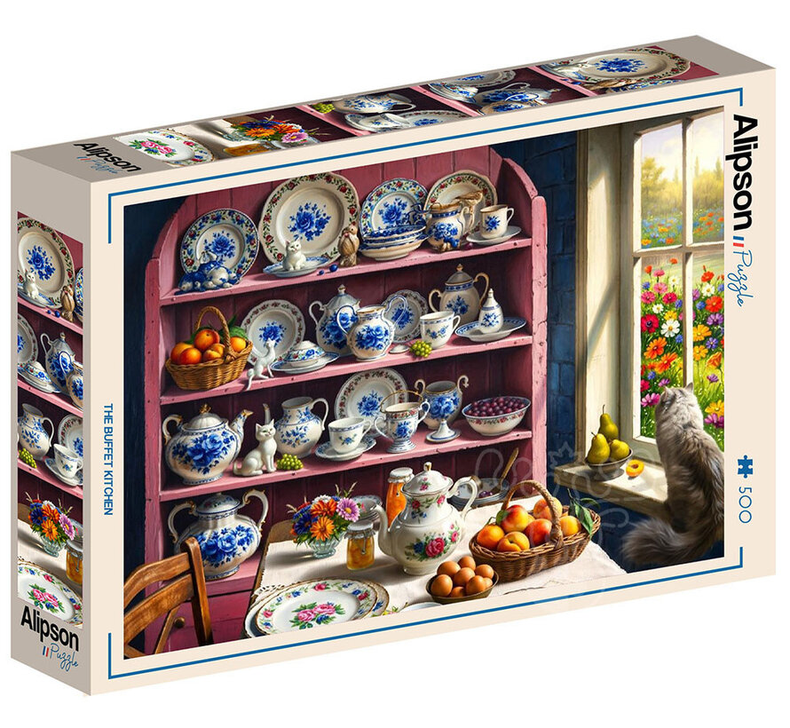 Alipson The Kitchen Buffet (Le buffet de cuisine) Puzzle 500pcs