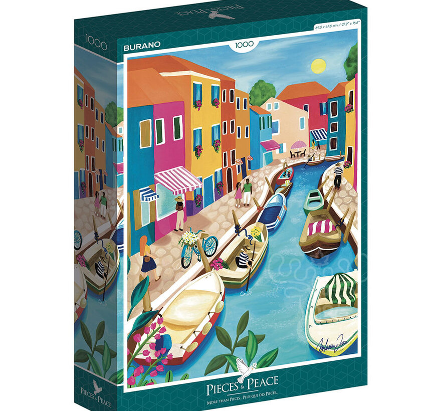 Pieces & Peace Burano Puzzle 1000pcs