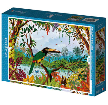 Pieces & Peace Pieces & Peace Collared Araçari (Araçari à Collier) Puzzle 1500pcs