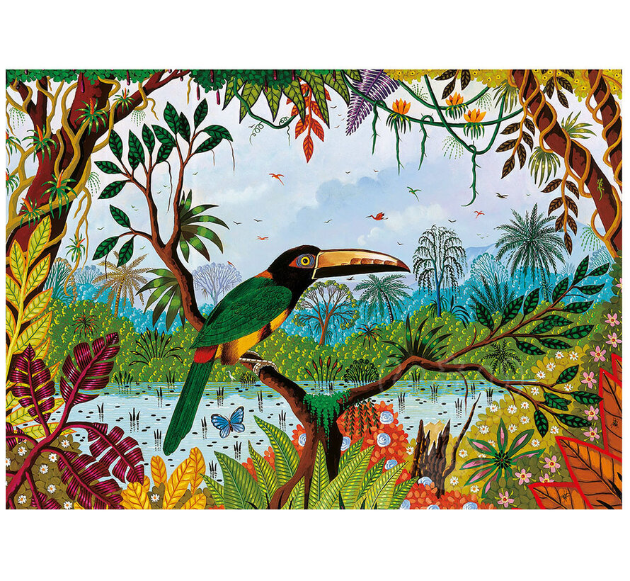 Pieces & Peace Collared Araçari (Araçari à Collier) Puzzle 1500pcs