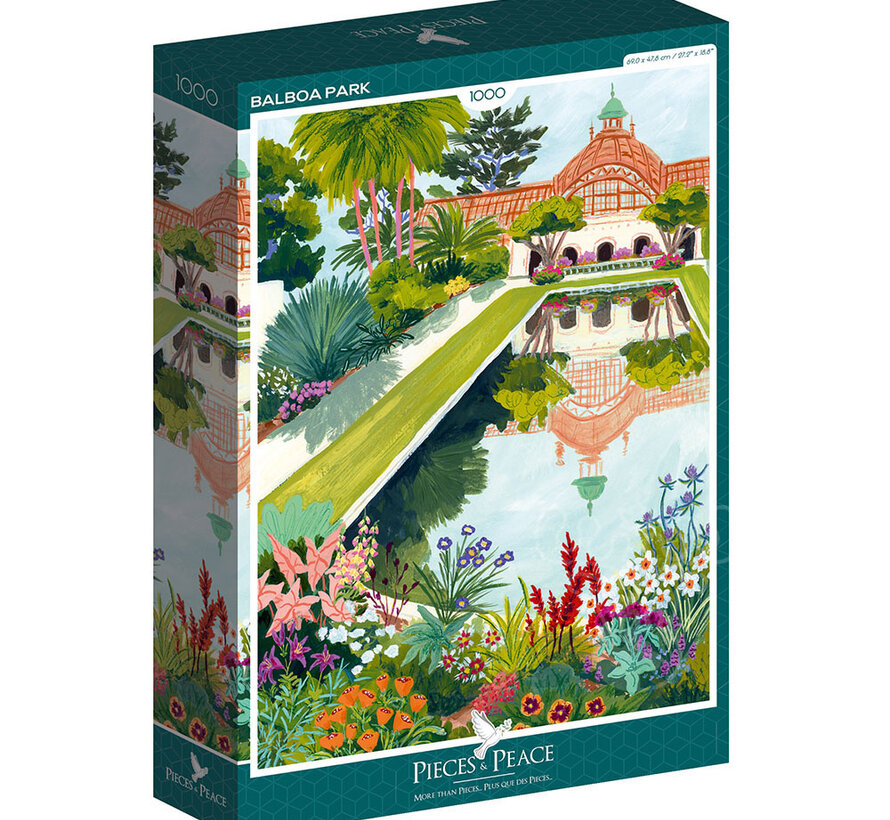 Pieces & Peace Balboa Park Puzzle 1000pcs
