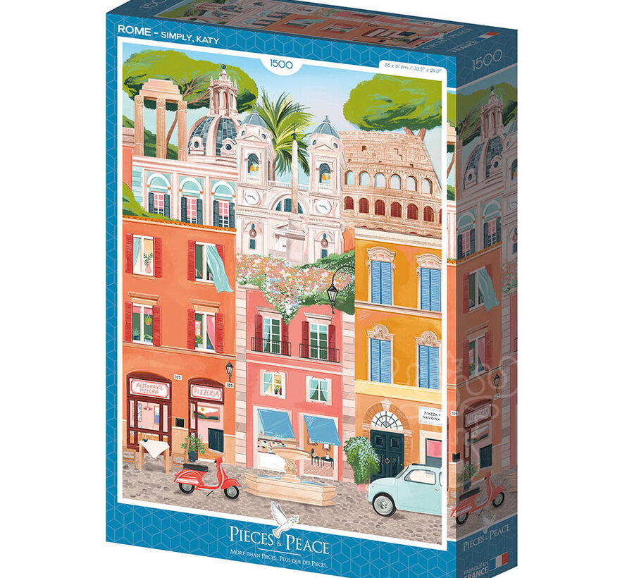 Pieces & Peace Rome Puzzle 1500pcs