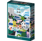 Pieces & Peace Pieces & Peace Rennes City Puzzle 1000pcs