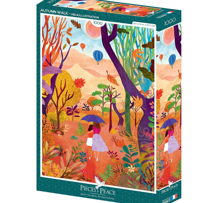 Pieces & Peace Autumn Walk Puzzle 1000pcs