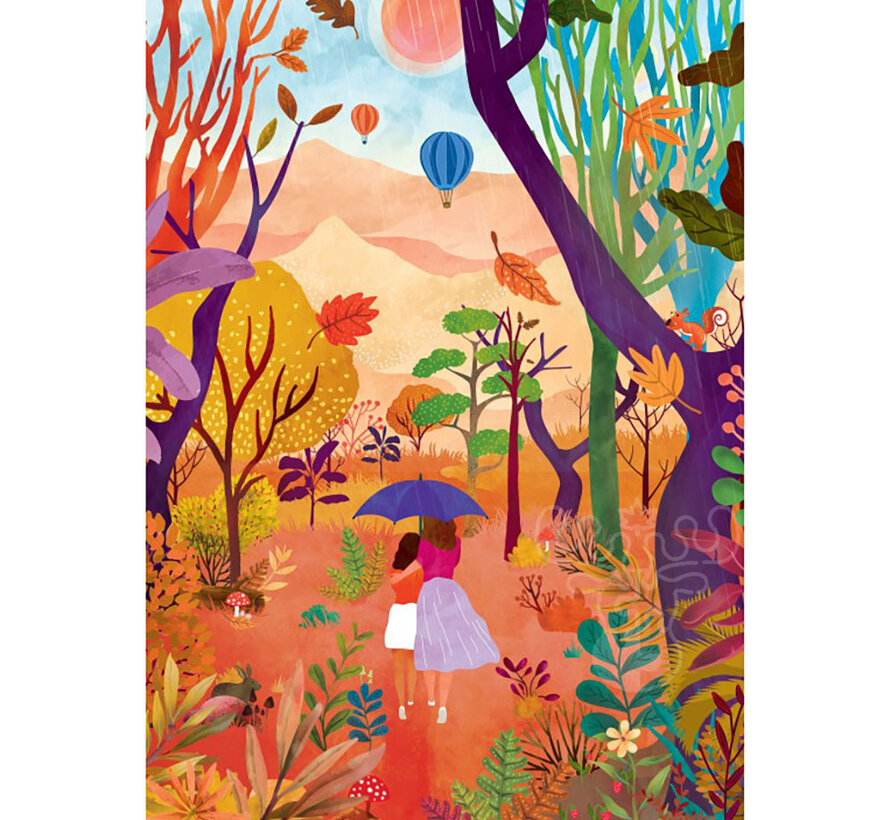 Pieces & Peace Autumn Walk Puzzle 1000pcs