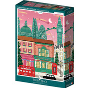 Pieces & Peace Pieces & Peace Christmas in London Puzzle 1000pcs