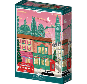 Pieces & Peace Pieces & Peace Christmas in London Puzzle 1000pcs