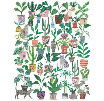 Pieces & Peace Pieces & Peace Cats and Plants Puzzle 500pcs