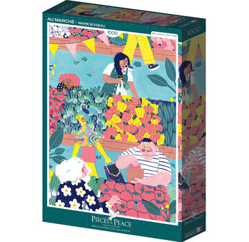 Pieces & Peace Pieces & Peace Au Marché Puzzle 1000pcs
