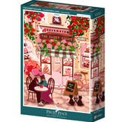 Pieces & Peace Pieces & Peace The Sweet Escape - Valentine's Cafe Puzzle 1000pcs