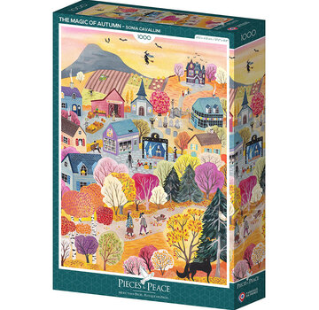 Pieces & Peace Pieces & Peace The Magic of Autumn (La De L'Automne) Puzzle 1000pcs
