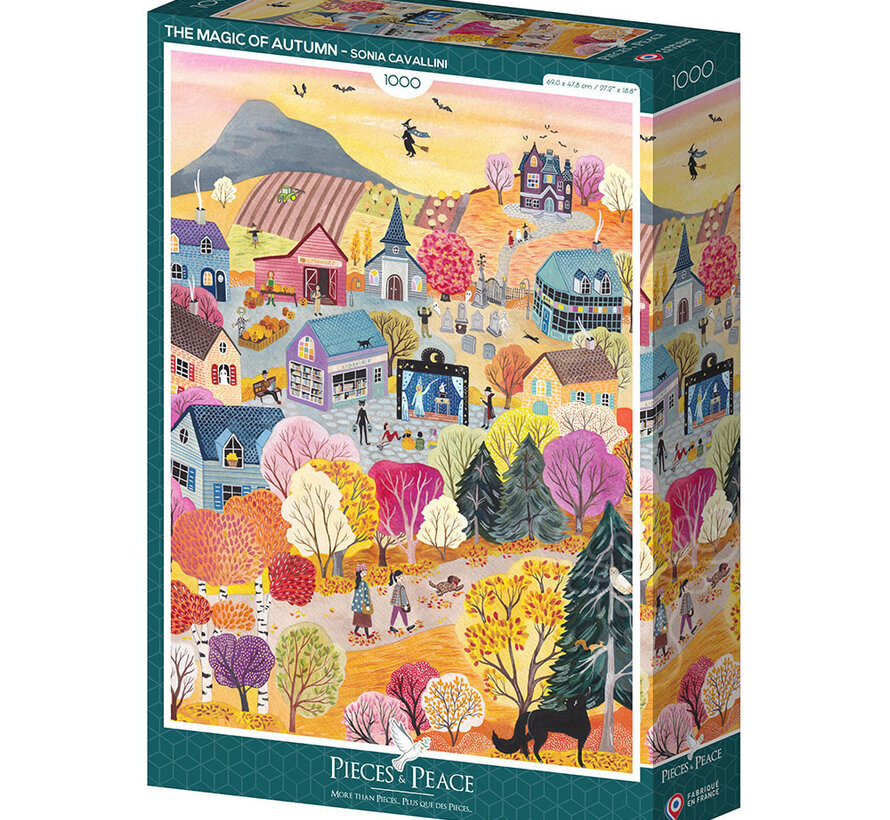 Pieces & Peace The Magic of Autumn (La De L'Automne) Puzzle 1000pcs