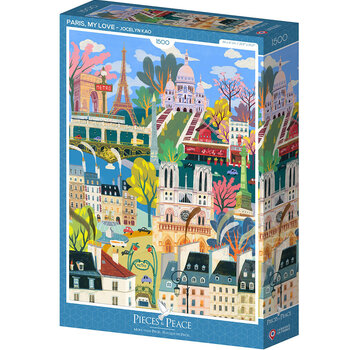 Pieces & Peace Pieces & Peace Paris, my Love Puzzle 1500pcs