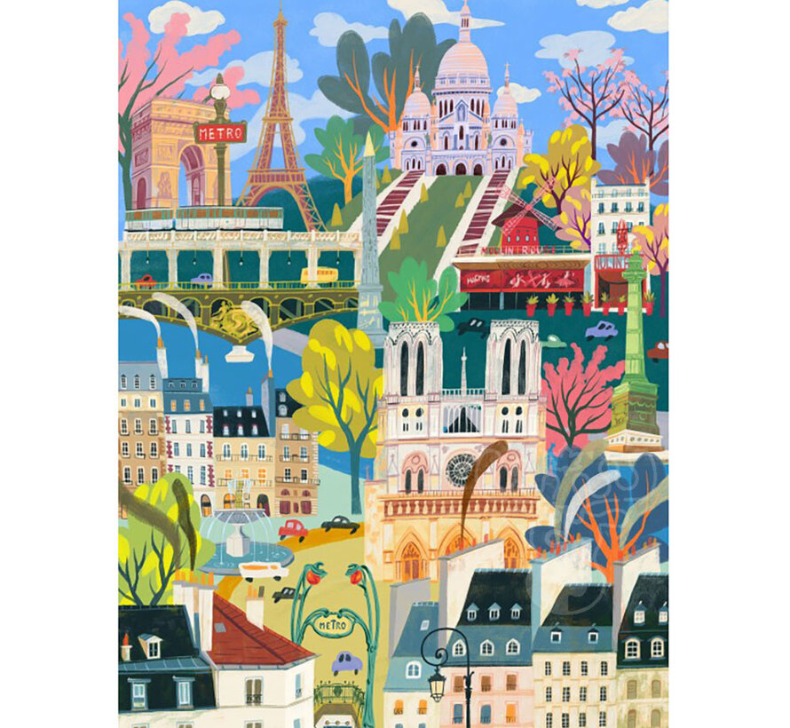 Pieces & Peace Paris, my Love Puzzle 1500pcs