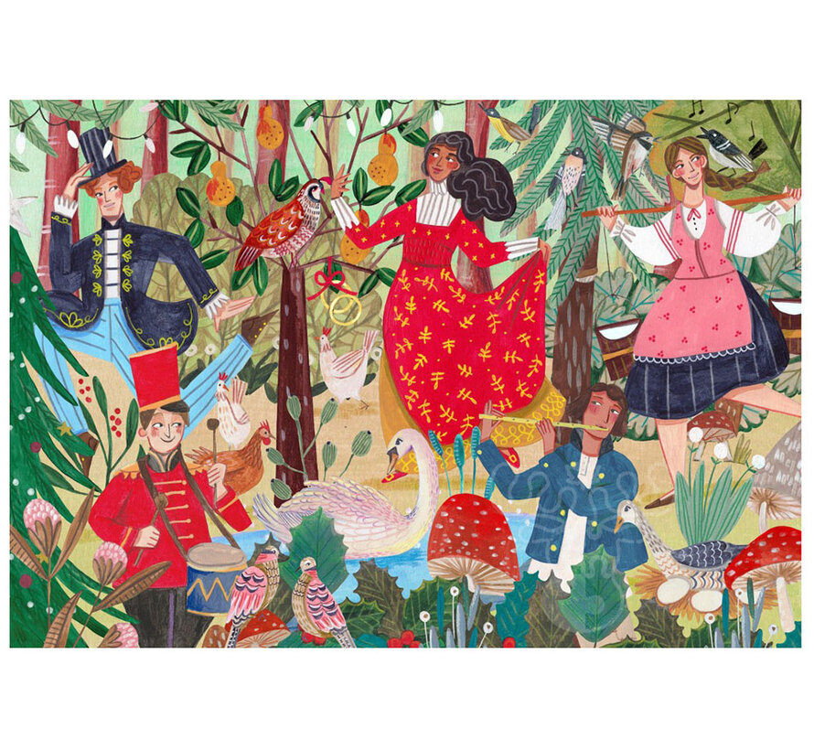 Pieces & Peace Musical Forest Puzzle 1000pcs