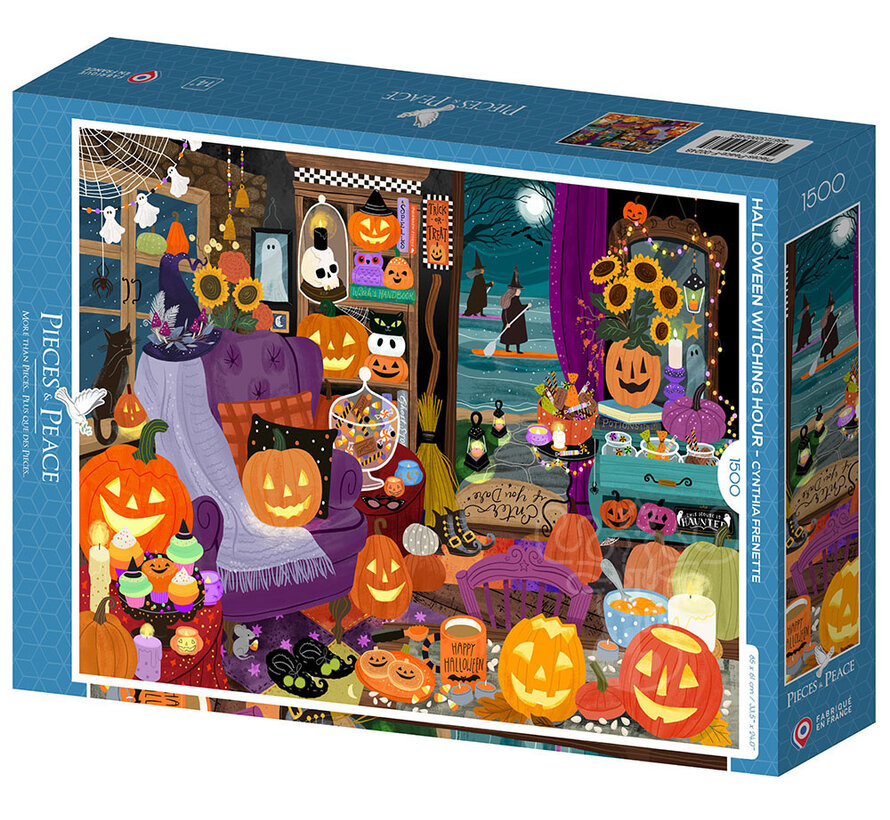 Pieces & Peace Halloween Witching Hour Puzzle 1500pcs