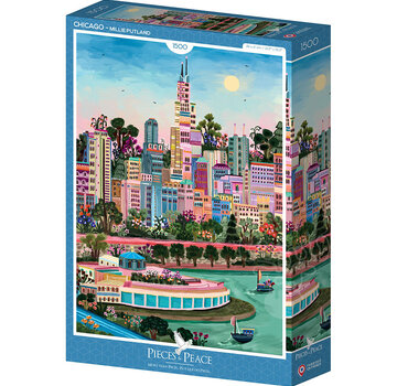 Pieces & Peace Pieces & Peace Chicago Puzzle 1500pcs