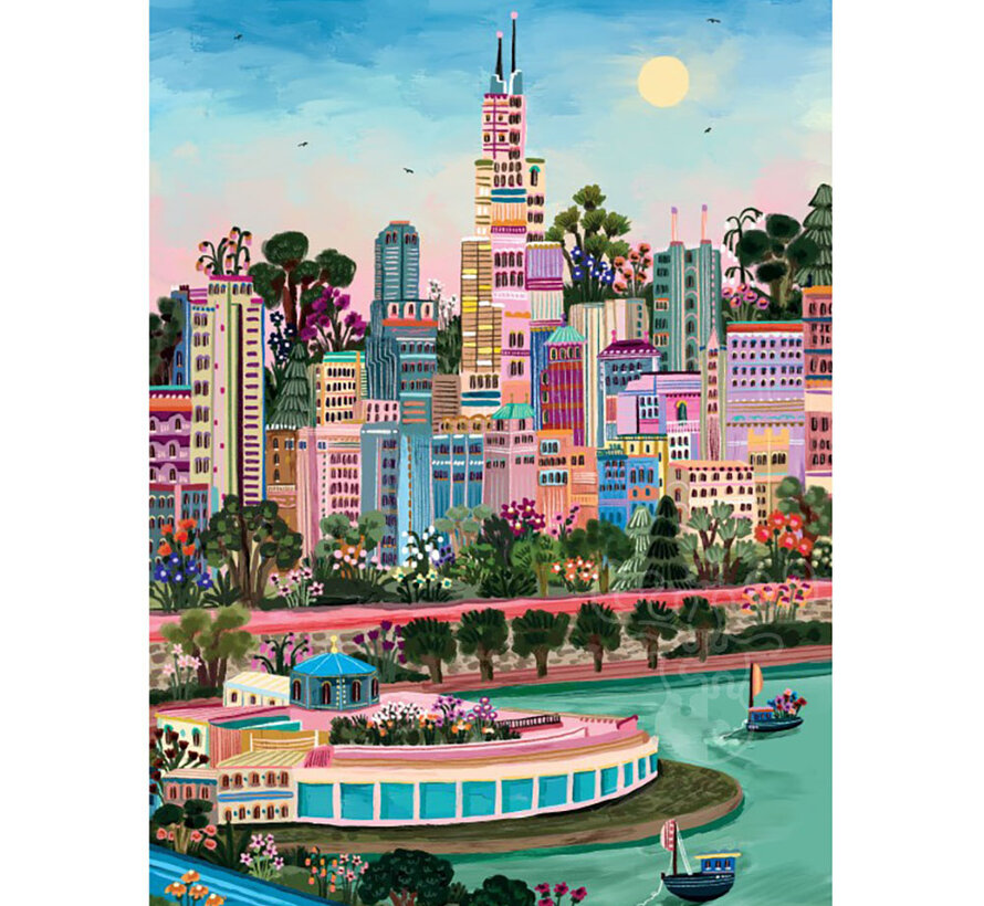 Pieces & Peace Chicago Puzzle 1500pcs