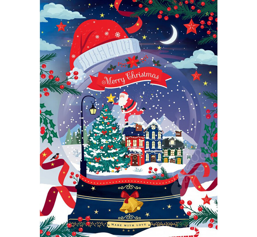 Pieces & Peace Santa's Snowy Village Puzzle 500pcs