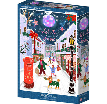 Pieces & Peace Pieces & Peace Let it Snow - London Puzzle 500pcs