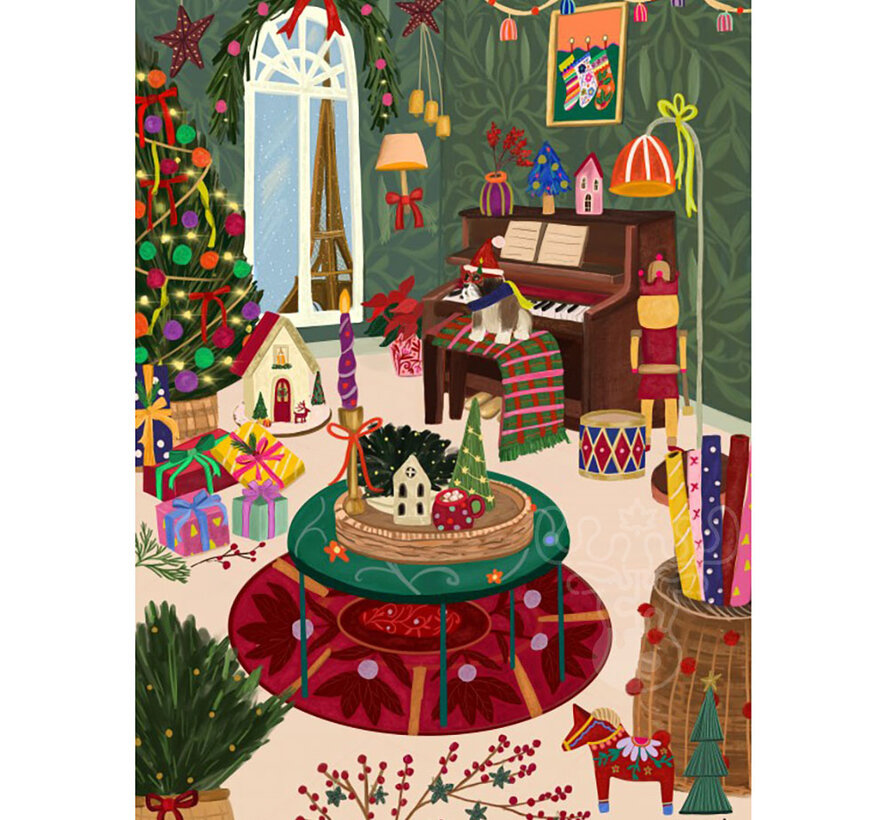 Pieces & Peace Christmas in Paris Puzzle 500pcs