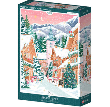 Pieces & Peace Pieces & Peace Megeve, French Alps Puzzle 1000pcs