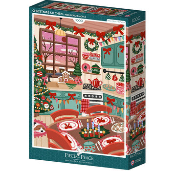 Pieces & Peace Pieces & Peace Christmas Kitchen Puzzle 1000pcs