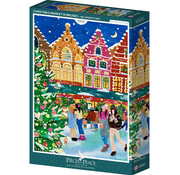 Pieces & Peace Pieces & Peace Christmas Market in Bruges (Marche De Noel A Bruges) Puzzle 1000pcs