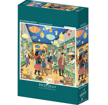 Pieces & Peace Pieces & Peace Shopping Festif Puzzle 1000pcs