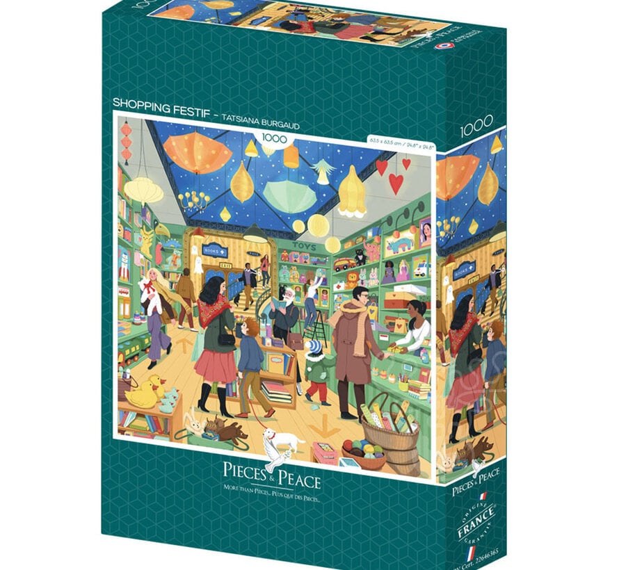 Pieces & Peace Shopping Festif Puzzle 1000pcs
