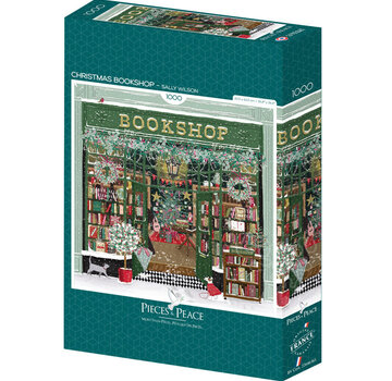 Pieces & Peace Pieces & Peace Christmas Bookshop Puzzle 1000pcs