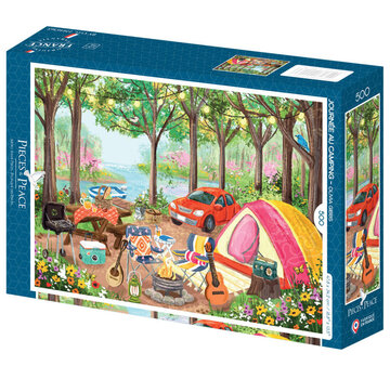 Pieces & Peace Pieces & Peace Camping Day Puzzle 500pcs