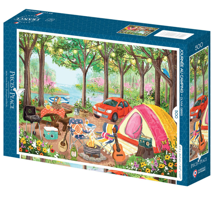 Pieces & Peace Camping Day Puzzle 500pcs