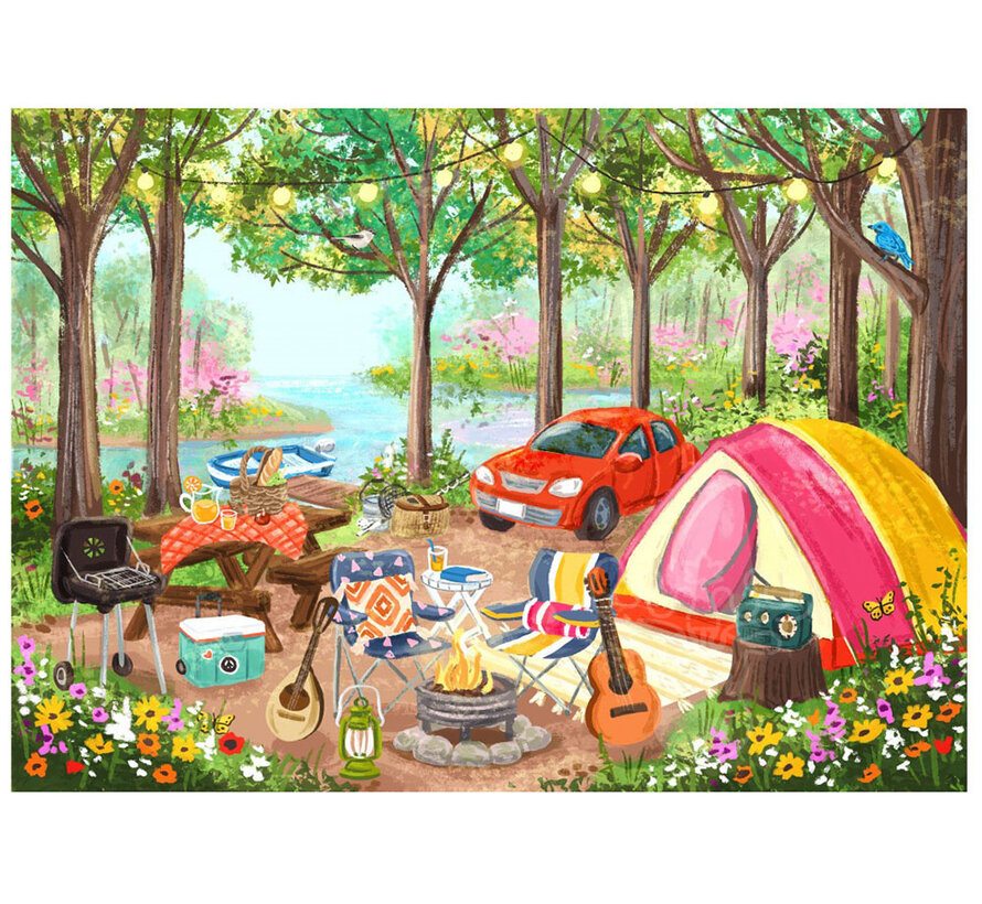 Pieces & Peace Camping Day Puzzle 500pcs