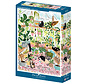 Pieces & Peace Botanical Cats Puzzle 500pcs