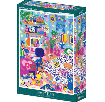 Pieces & Peace Pieces & Peace 90s Nostalgia (Nostalgie 90s) Puzzle 1000pcs