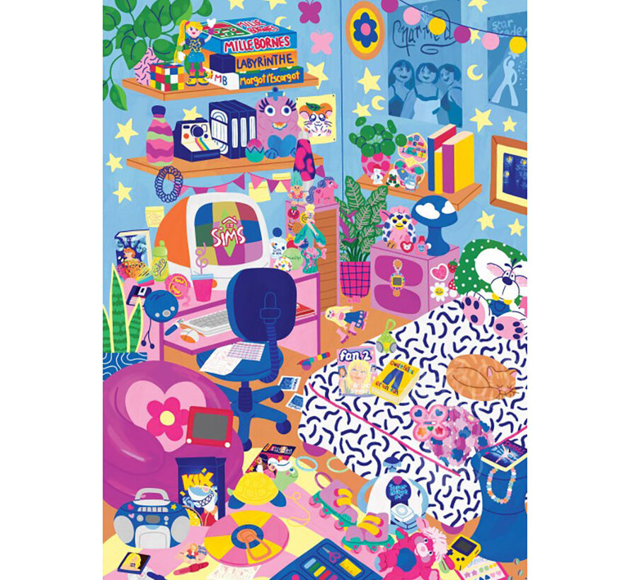 Pieces & Peace 90s Nostalgia (Nostalgie 90s) Puzzle 1000pcs