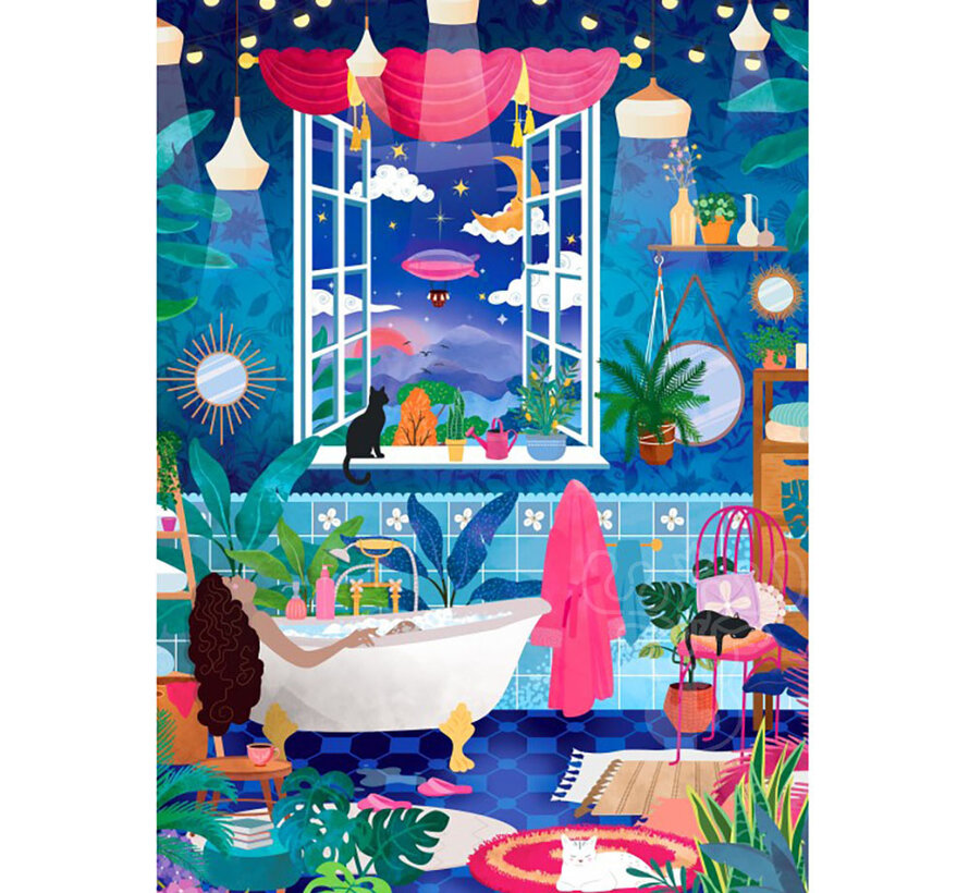 Pieces & Peace Bubbles and Stars (De Bulles Et D'etoiles) Puzzle 1000pcs