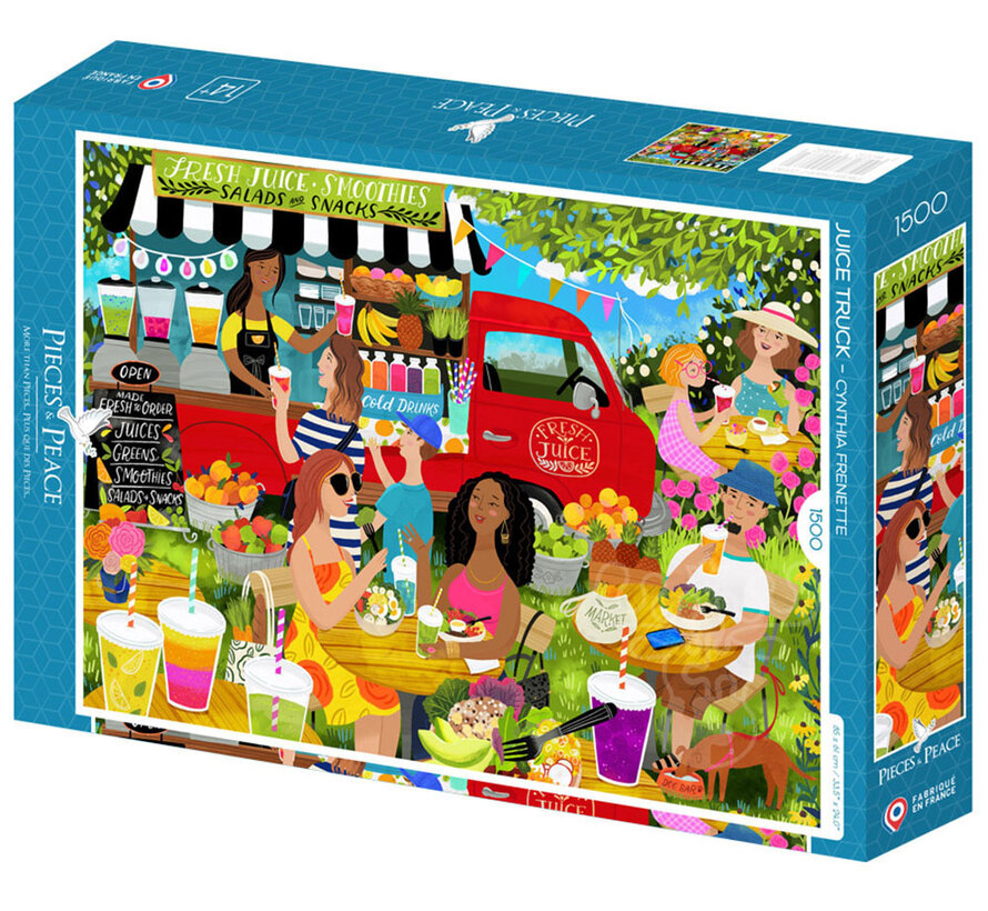 Pieces & Peace Juice Truck Puzzle 1500pcs
